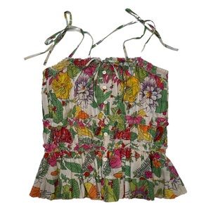 Anthropologie Floral Camisole